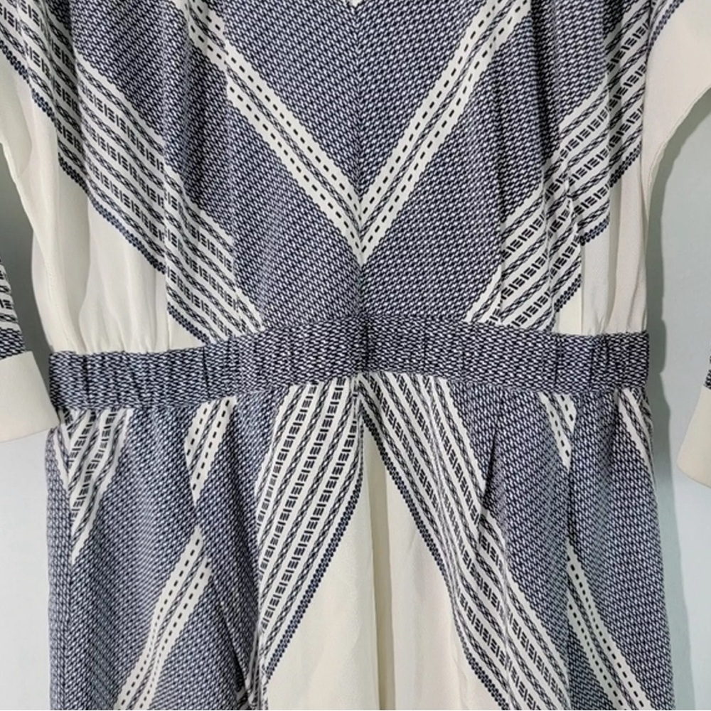 10 Crosby Derek Lam Chevron midi dress size 8 nwot really pretty - Picture 5 of 11